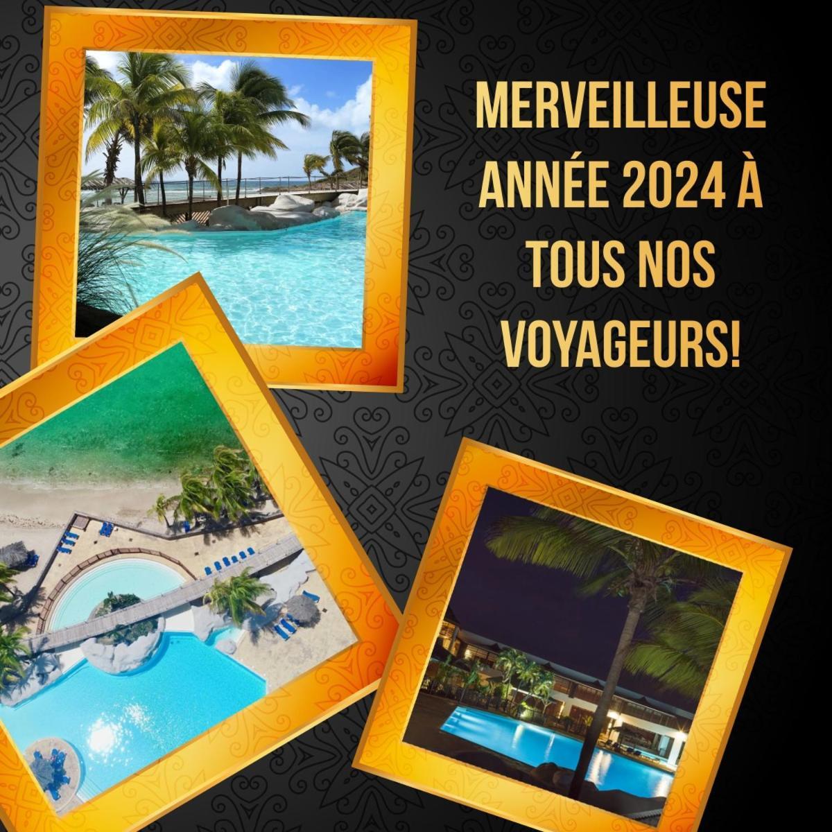 Vue Mer & Acces Direct A La Plage Avec Magnifique Piscine Surveillee Par Un Maitre Nageur Saint-Francois  Luaran gambar